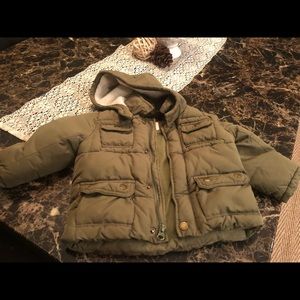 Gap army green coat